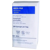 Gauze 4x4" - Pkg of 200